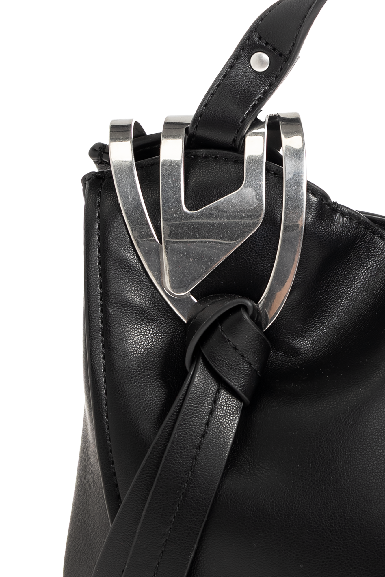 Black 'KNOT-D TOPHANDLE S' handbag Diesel - Vitkac GB